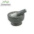 cheap price 20cm black color marble stone herb grinder